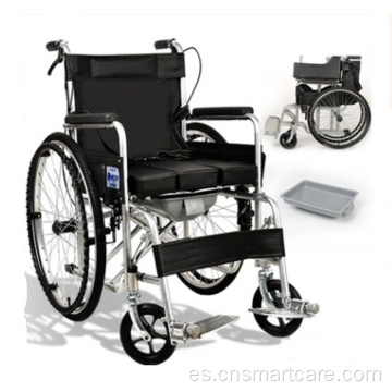 Manual de plegado silla de ruedas de cómodo para personas mayores